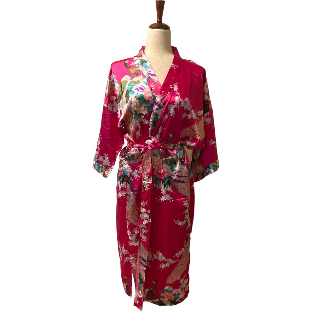 Sexy silky Thai robe